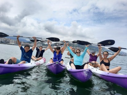 Paseo privado en piragua...